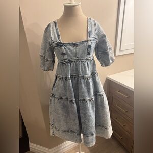 Ulla Johnson Light Blue Denim Dress